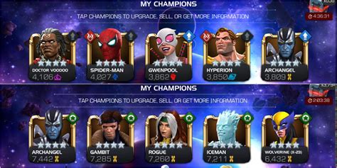 marvel contest of champions best characters